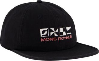 Mons Royale Roam 6 Panel Cap in Vintage Black at Nordstrom