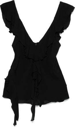 Dorothee Schumacher Top con ruches - Nero