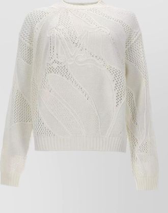 Max Mara embroidered cotton sweatshirt