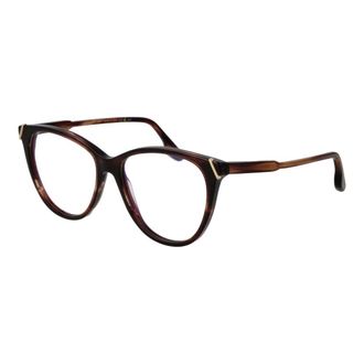 Victoria Beckham Brown Acetate Glasses Womens (Frames)