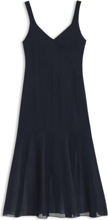BOSS Satin slip dress with organza inserts
