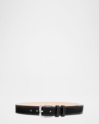D&eacute;hanche Louison Leather Belt