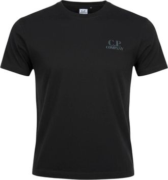 C.P. Company Sailor Logo T-Shirt - Heren - T-shirts - Zwart - 2XL - Katoen - Tops