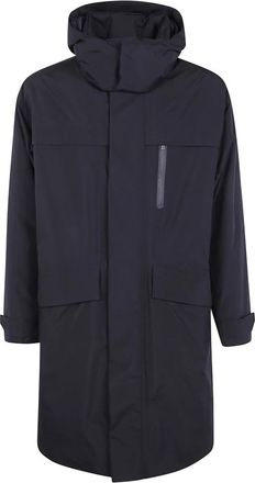 Herno Lange Parka met Ex Laminar Stijl - Heren - Parka Jassen - Zwart - M - Jassen