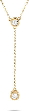 Luxury Bazaar Collana in oro giallo 14 carati con diamanti