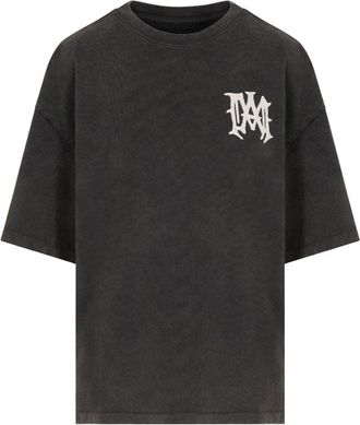 Amiri WOMENS AMIRI HOLLYWOOD OS T SHIRT Size: XXS, colour: BLACK