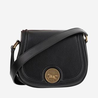 Chlo&eacute; Grained Leather Bag With Logo