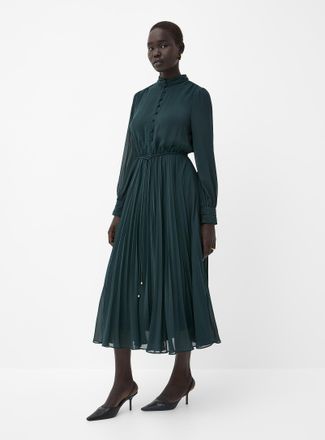 Ever New Womens Annabel pleated voile dress