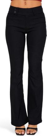 Princess Polly Kinkirk Flare Pants in Black at Nordstrom, Size 12