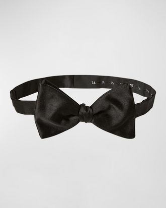 Ralph Lauren Purple Label Pre-Tied Silk Bow Tie