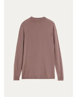 Rick Owens Mens Merino Wool Crewneck Sweater
