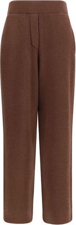 Brunello Cucinelli Brown Cashmere Casual Womens Pants