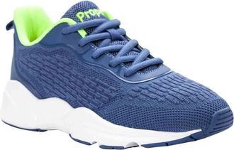 Prop&eacute;t Womens Stability Strive Lace Up Sneakers In Denim/green