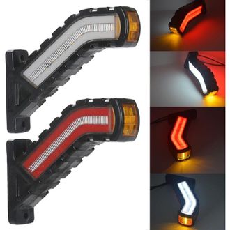 OEM 2 Luci Di Posizione Laterali A Led Universali, 12/24v, Compatibili Con Auto, Suv, Furgoni, Camion, Camper, Autobus, Barche E Rimorchi
