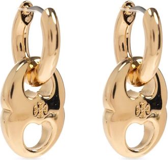 Tory Burch Orecchini a cerchio Gemini - Oro