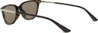 Alexander McQueen Womens Cat-Eye Sunglasses Tortoiseshell Acetate Brown
