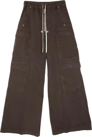 Rick Owens Double Jumbo Belas cargobroek - Bruin