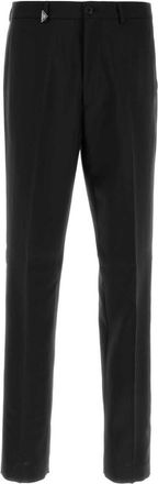 Prada Black Flat Front Trousers