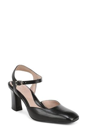 Naturalizer Frankie Ankle Strap Pump in Black at Nordstrom, Size 6.5