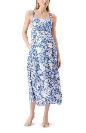 Ripe Nahla Longline Dress in Royal /White at Nordstrom, Size X-Large Au