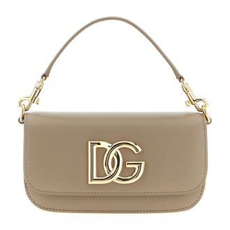 Dolce & Gabbana Handbags, female, Gray, ONE SIZE, 3.5 Crossbody Bag