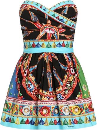 Dolce & Gabbana Dames, Jurken, Veelkleurig, Maat: S