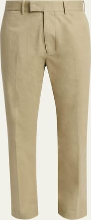 Tom Ford Mens Comfort Stretch Flat-Front Trousers