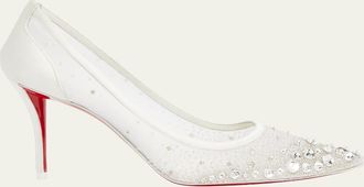 Christian Louboutin Miss Z Sparkling Red Sole Pumps