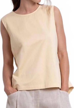 Chie Mihara Bella Sleeveless Top In Yellow