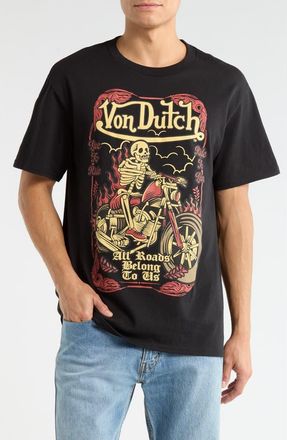 Von Dutch Graphic T-Shirt in Black at Nordstrom, Size Medium