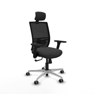 Piqueras y Crespo Silla De Oficina Piqueras Y Crespo Yunquera Negro Ajustable