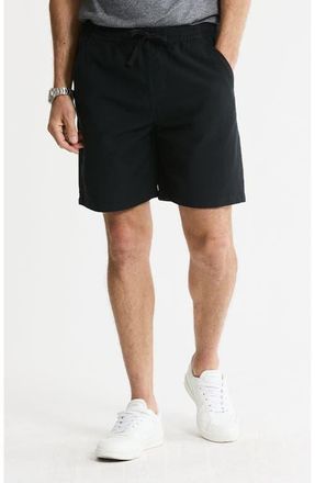 J.A.C.H.S. Cotton Twill Drawstring Shorts in Black at Nordstrom, Size Xx-Large