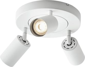 Rossini Illuminazione Manuka Plafoniera 3 Elementi Tonda - Bianco, Struttura In Metallo, Attacco Gu10, Ip20, 150w, Installazione A Soffitto - Rossini Group
