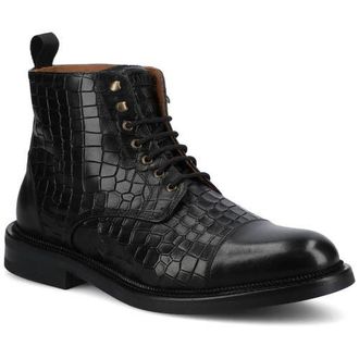Taft Mens Rome Dress Boot in Croco/black at Nordstrom, Size 11.5