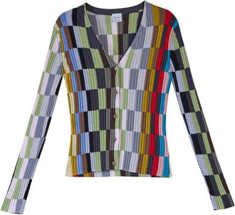 Paul Smith Cardigan Righe Mix