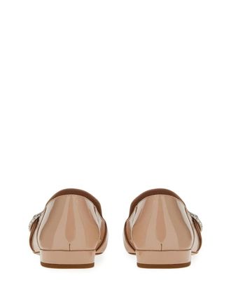 Ferragamo Vara Loafers - Beige