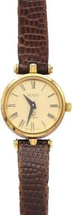 Gucci Pre-owned Vintage Polshorloge - Dames - Vintage Horloges - Beige - ONE Size - Vintage