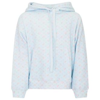LoveShackFancy Womens Nacova Hoodie, Chapparal Blue