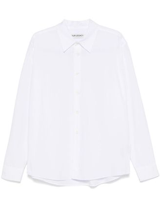 Our Legacy Beyond shirt - men - Cotton/TENCEL Lyocell (LENZING)/Mother of Pearl - 48 - White