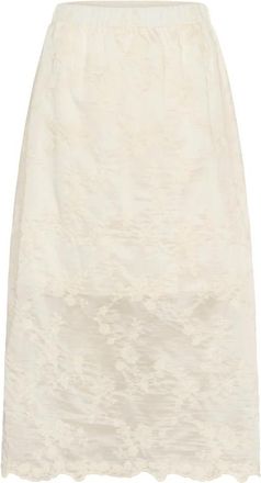 Saint Tropez Midi Rokken - Dames - Midirokken - Beige - 2XL - Rokken