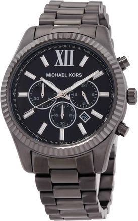 Michael Kors Oversized Lexington Chronograph Mens Watch and Bracelet Set MK9217SET