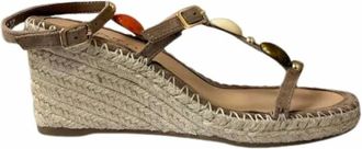 Silent D Womens Gepps Sandals In Light Chocolate Multi