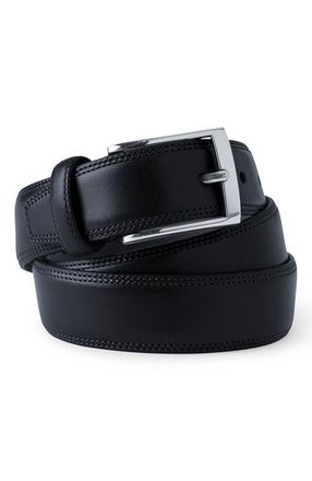 Lands End Glove Leather Belt in Black at Nordstrom, Size 44