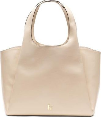 Frances Valentine Portia Leather Satchel in Oyster at Nordstrom