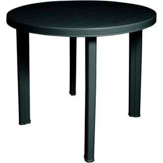 Dmora Dmora Table DExt&eacute;rieur Ronde, Made In Italy, 90x90x72 Cm, Couleur Vert