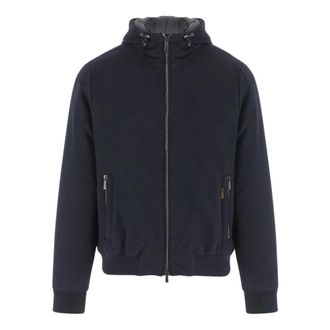 Moorer Oniro LSL Jas - Heren - Winterjassen - Blauw - L - Wol - Jassen
