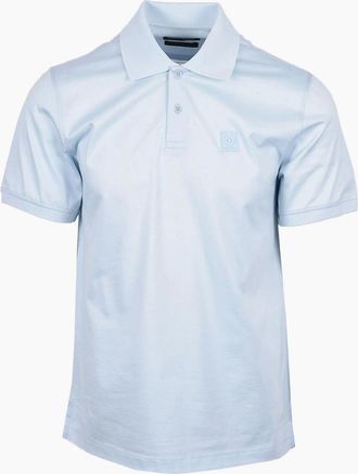 Belstaff Mens BELSTAFF STEEL POLO SKY BLUE - Size: 46