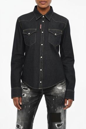 Dsquared2 Blue Slim Solid Shirt