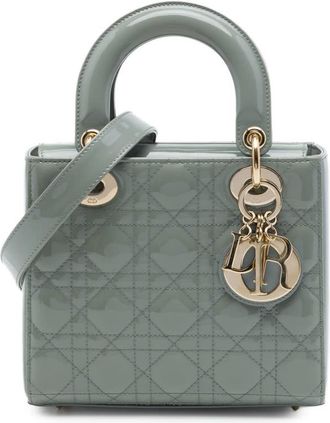Dior Pre-owned Dior Small Patent Cannage Lady Satchel Ladies ZFKUZELO5GXC4AQO