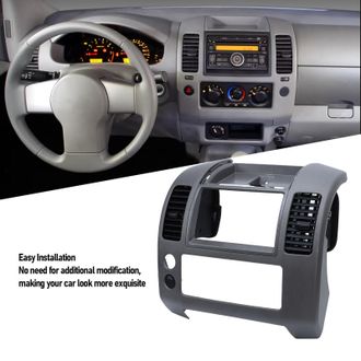 OEM Interior Del Tablero Para Nissan Frontier 2005-2020 - Consola Central Y Embellecedor Abs Gris